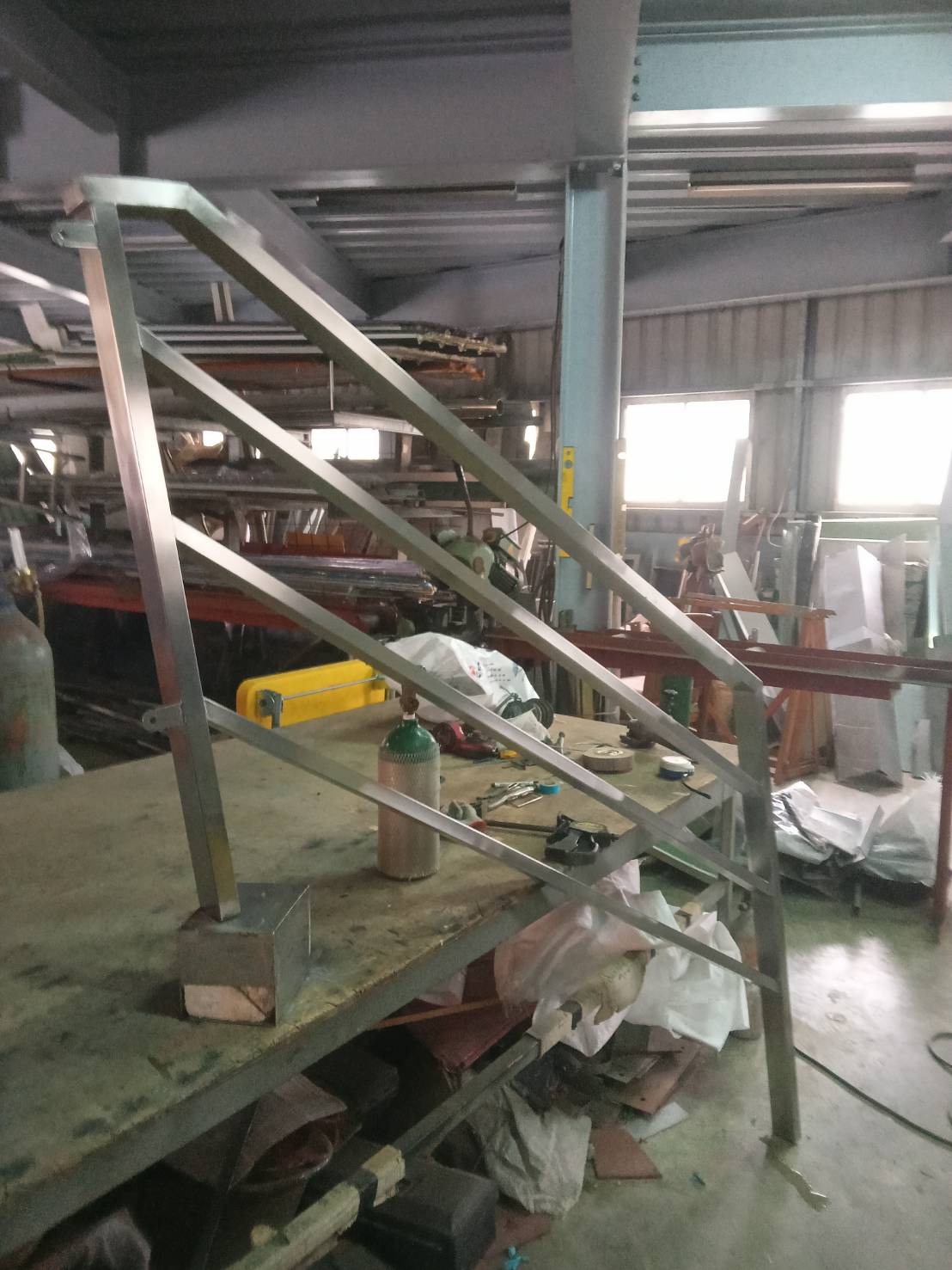 士林士東路不銹鋼扶手士